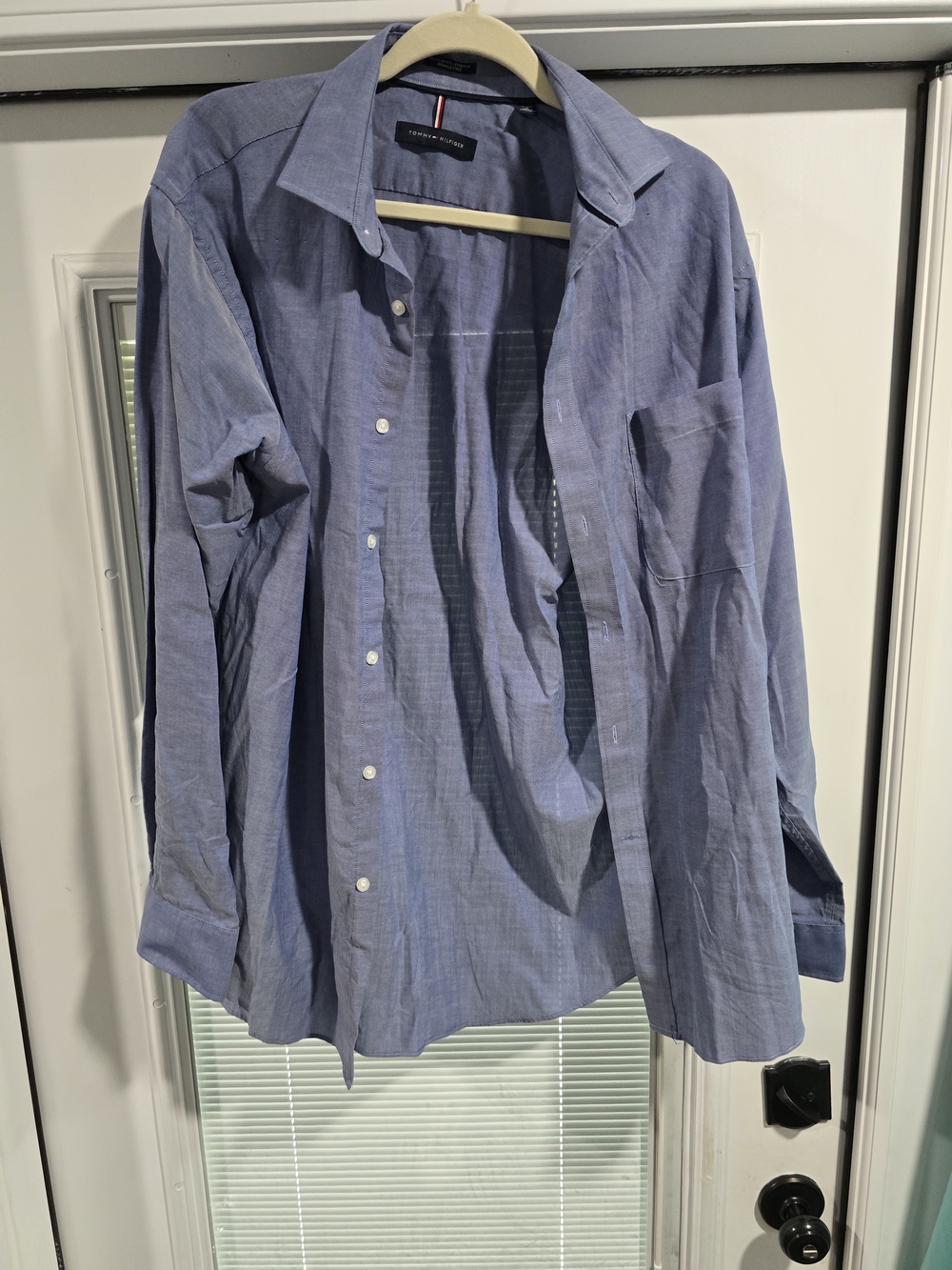 Tommy Hilfiger Light Blue Men's Button-Up Dress Shirt